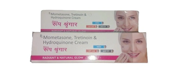 Roop Shringar Mometasone ,Tretinoin & Hydroquinone Cream Mera Roop Shringar Radiant & Natural Glow - 20 GM