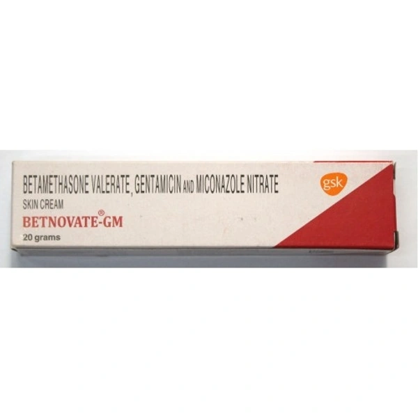 Betnovate- GM Betamethasone Valerate, Gentamicin And Miconazole Nitrate Skin Cream Betnovate- GM - 20 GM