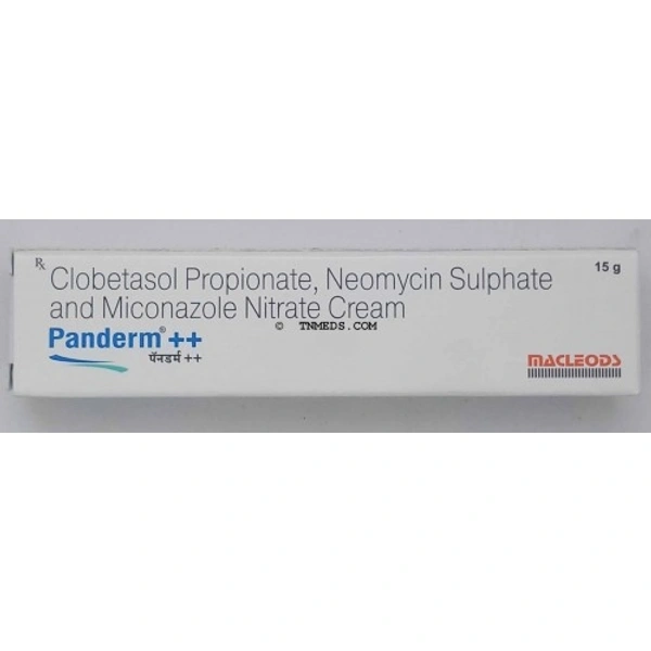 Panderm++ Clobetasol Propionate , Neomycin Sulphate And Miconazole Nitrate Cream Panderm++ - 15 GM