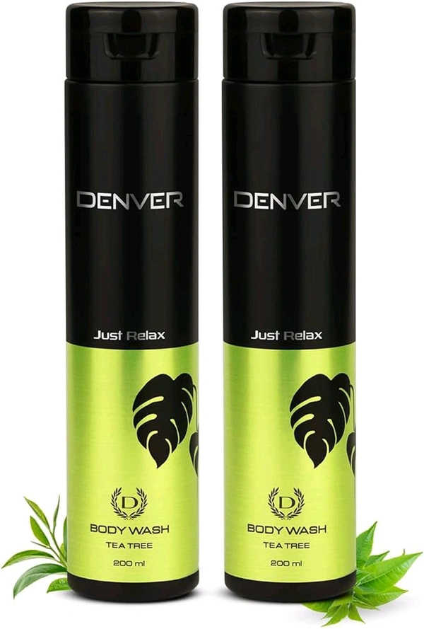 Denver Just Relax Body Wash Tea Tree  - 200 Ml