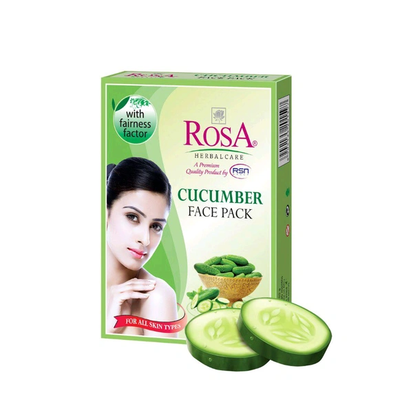 ROSE Rosa Herbalcare A Premium Quality Product By Cucumber Face Pack Cleanser Face Pack - 25 GM