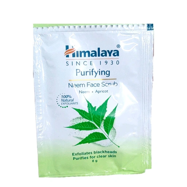 Himalaya Since 1930 Purifying Neem Face Scrub Neem.Apricot - 8 GM