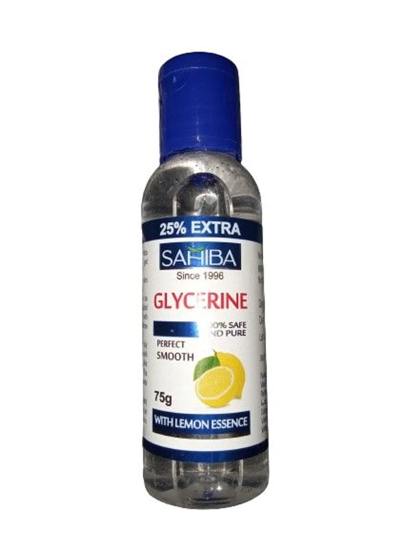 Sahiba Since 1996 Glycerine 100% Safe And Pure Perfect Smooth With Lemon Essence - 75 GM