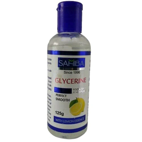 Sahiba Since 1996 Glycerine 100% Safe And Pure Perfect Smooth With Lemon Essence - 125 GM