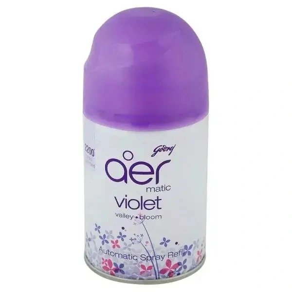 Godrej Aer Matic Violet Valley Bloom Automatic Spray Refill - 225 Ml