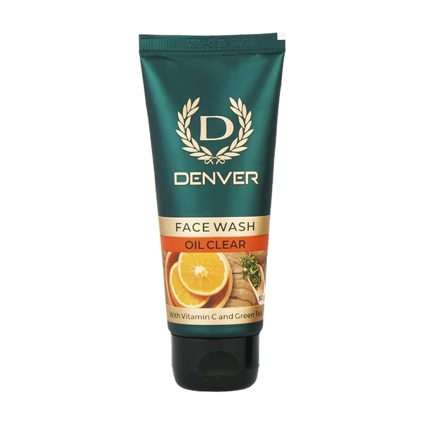 Denver Face Wash Oil Clear With Vitamin C And Green Tea - 50 GM