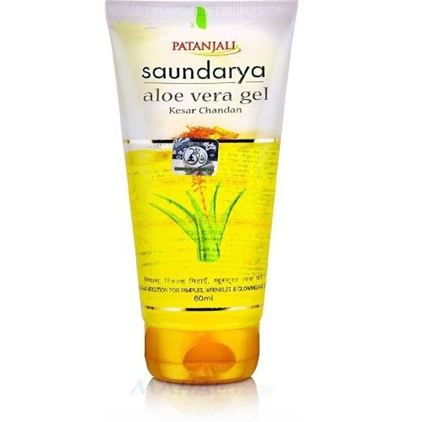 Patanjali Saundarya Aloe Vera Gel Kesar Chandan  - 150 Ml