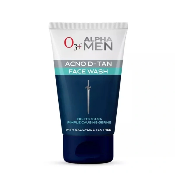 O3+ Alpha Man Acno D- Tan Face Wash - 50 Ml