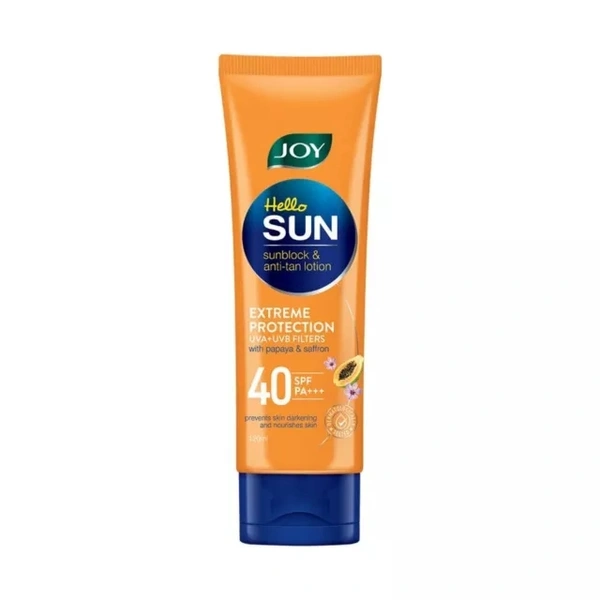 Joy Hello Sun Sunblock & Anti-tan Lotion SPF 40 Pa++ - 60 Ml