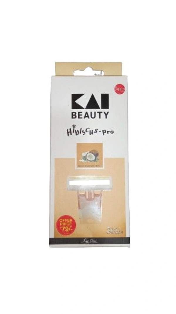 Kai Beauty Hibiscus-pro 3 Blade Razor - 1 N