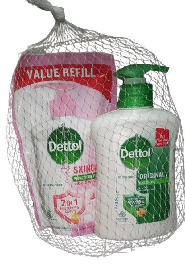 Dettol Original Germ Defence Liquid Hand Wash ( Free 175 Ml Refill )  - 200 Ml