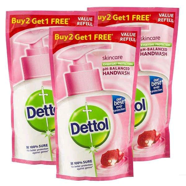 Dettol Skincare Everyday Protection pH- Balanced Handwash - 175 Ml Buy 2 Get 1 Free