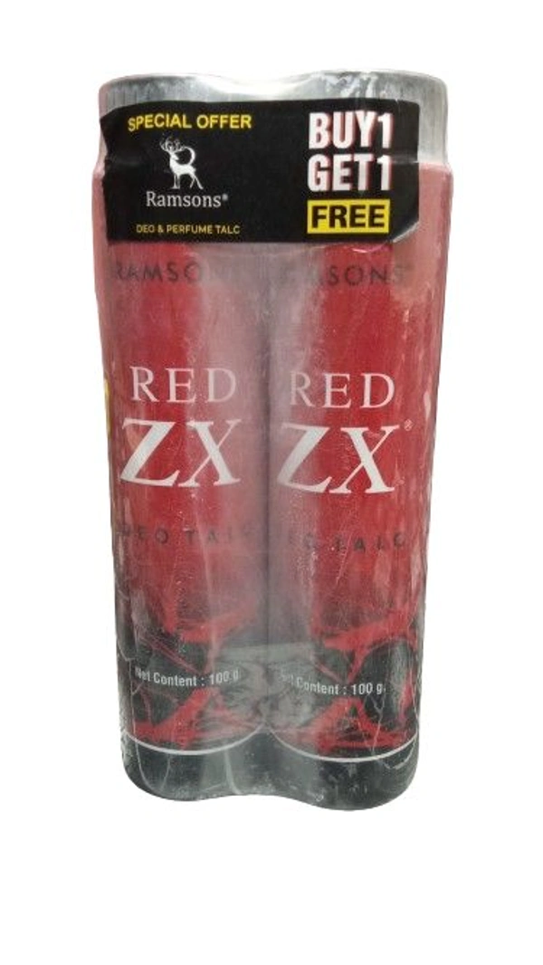Red ZX Ramsons Red ZX Deotalc ( Buy 1 Get 1 Free ) - 100 GM