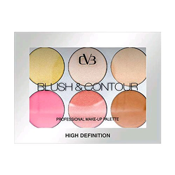 CVB Cvb Blush & Contour Professional Make - Up No . C38 Palette High Definition  - 16 GM