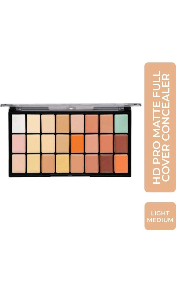 Swiss Beauty Half N Half 24color Ultra Base Concealer Palette No.Sb-1402 - 19 GM