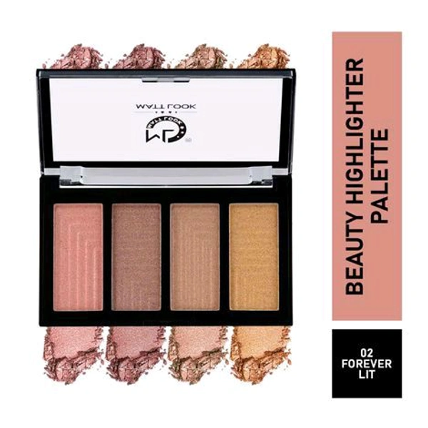Matt Look Beauty Highlighter Palette No.Hl-08 - 20.0 GM, 02