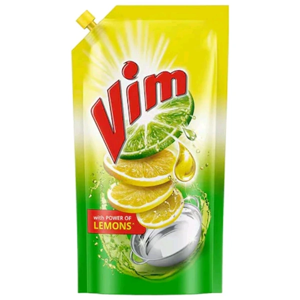 Vim Tropical Lemon Freshness Odour & Grease Gone In 1 Wash  - 135 Ml
