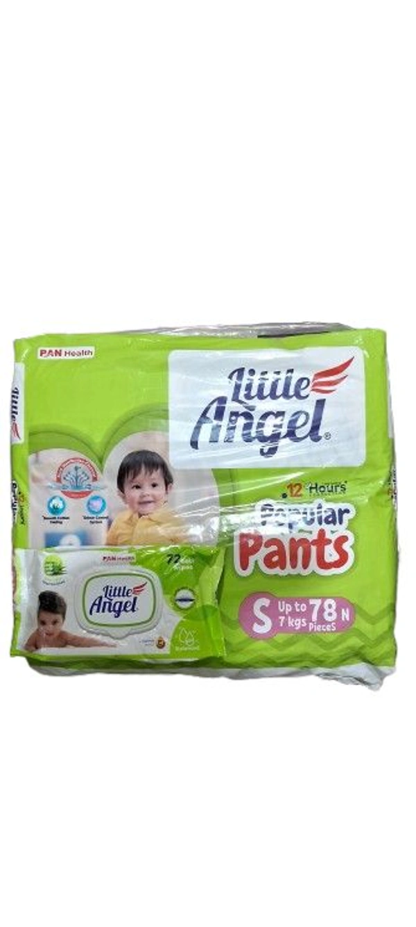 Little Angel Popular Pants & Free Wipes  - S 78 Pieces