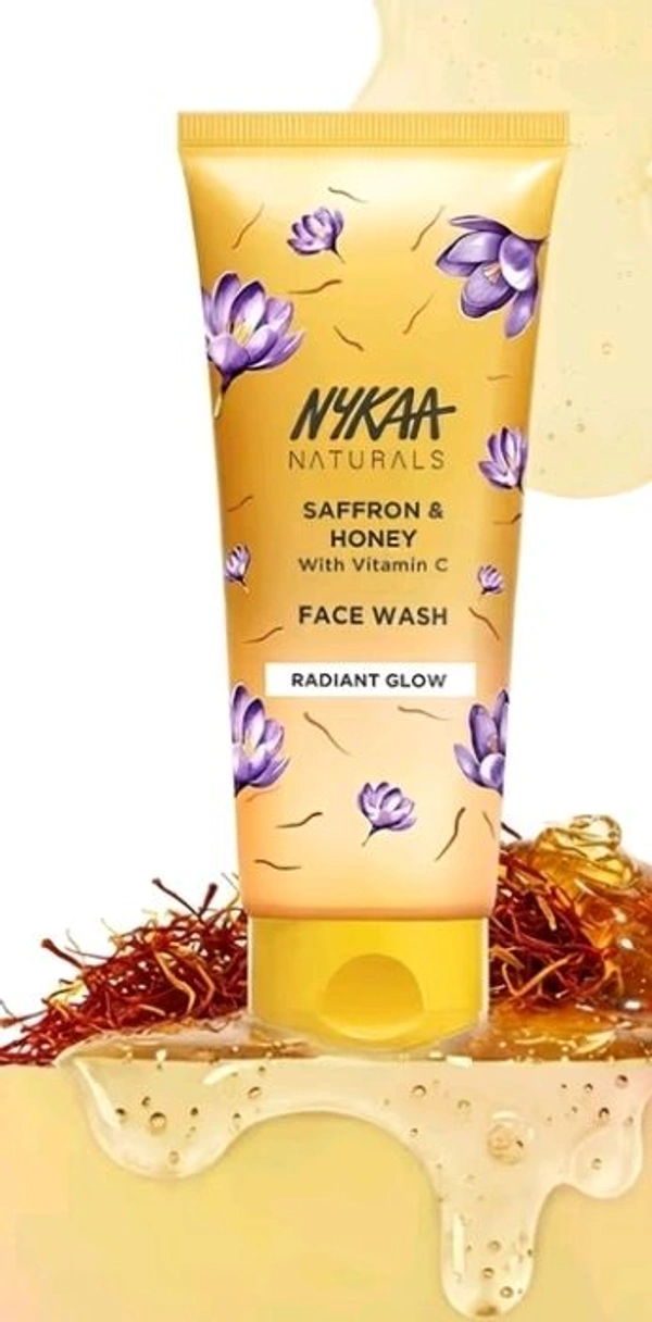 Nykaa Natural Saffron & Honey Vitamin C Face Wash 