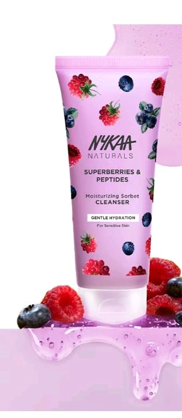 Nykaa Natural Superberries&Peptides face Wash 