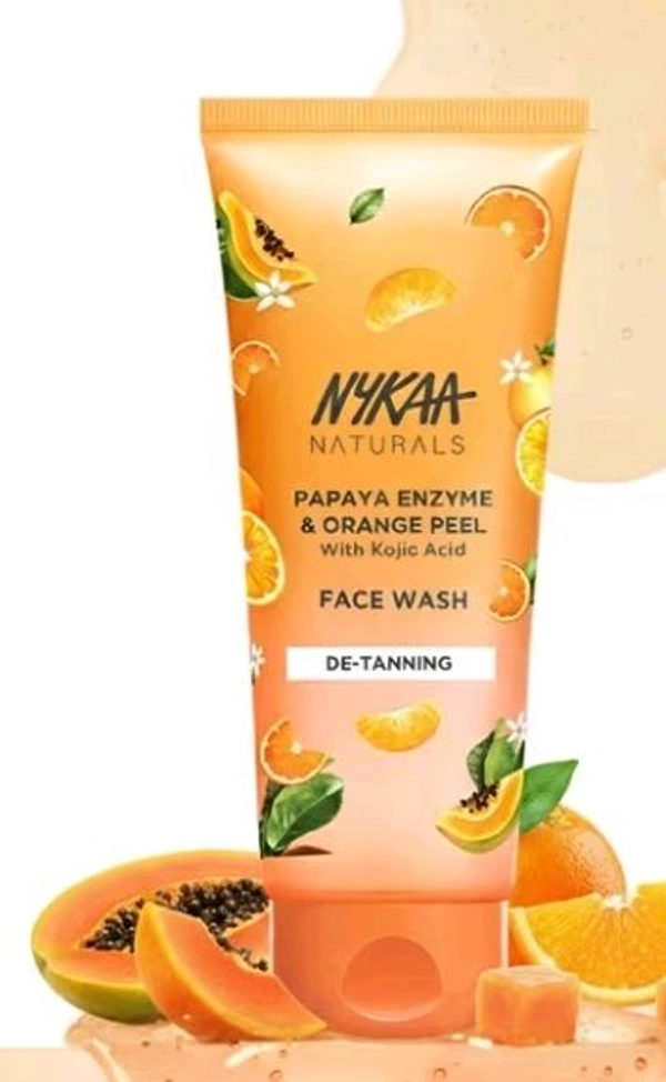 Nykaa Natural Papaya Enzyme & Orange Peel Face Wash 