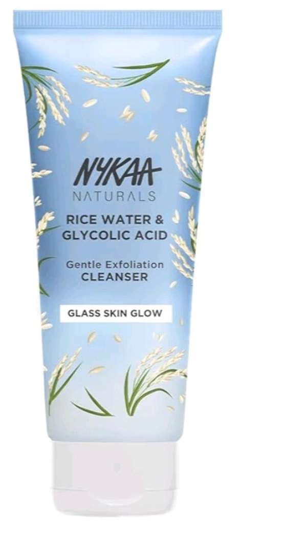 Nykaa Natural Rice Water & Glycolic Acid Face Wash 