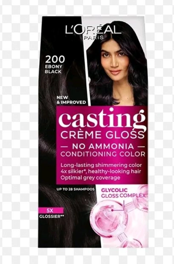 Loreal Paris Casting Cream Gloss Ebony Black Colour 