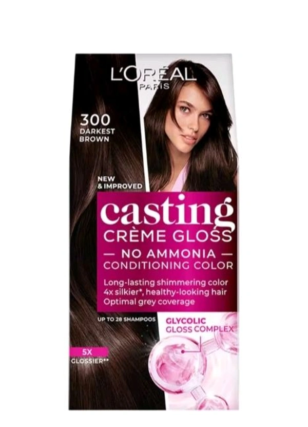 Garnier Casting Cream Gloss Darkest Brown Hair Colour 