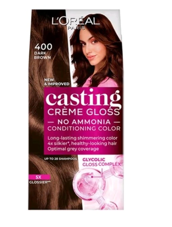 Loreal Paris Casting Cream Gloss Dark Brown Hair Colour 