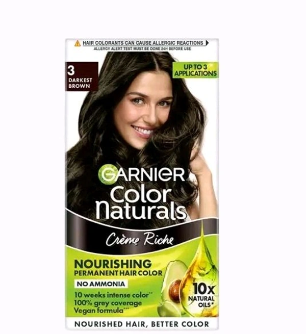 Garnier Colour Natural Cream Rich Darkest Brown 