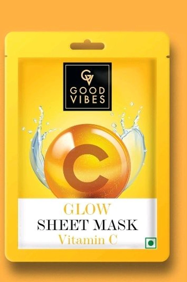 Good Vibes Glow Sheet Mask Vitamin C 