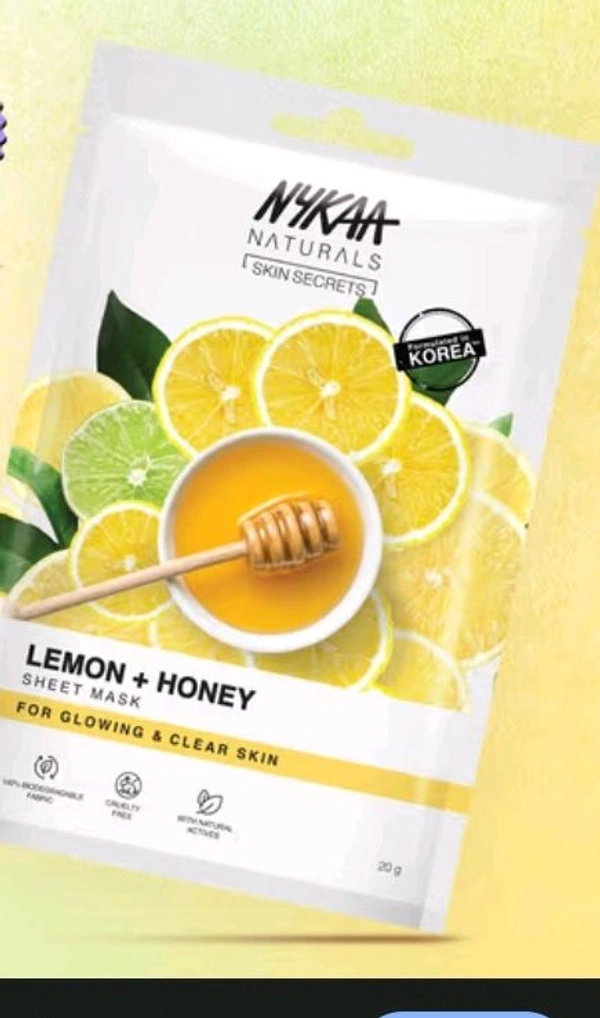 Nykaa Lemon + Honey Sheet Mask