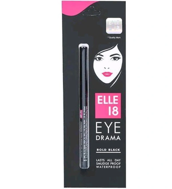 Elle 18 Eye Drama Bold Black Kajal 