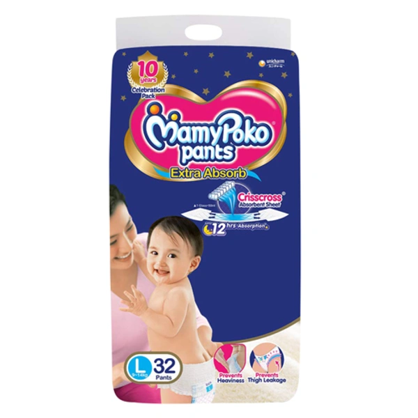 MamyPoko Pants Extra Absorb - L (9-14kg)