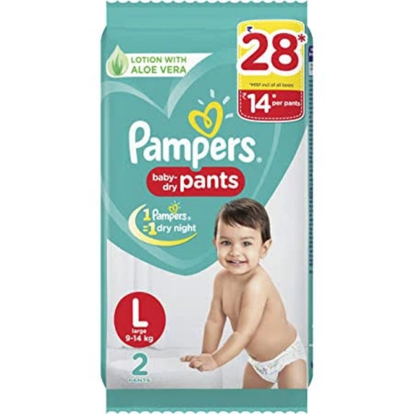 Pampers - L, 2Pants