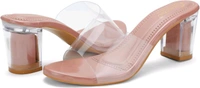 transparent heels for women - Clam Shell, 3
