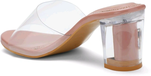 transparent heels for women - Clam Shell, 5