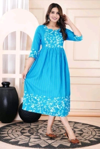 Women Floral Print Viscose Rayon Straight Kurta (Pink) - Scooter, 4XL