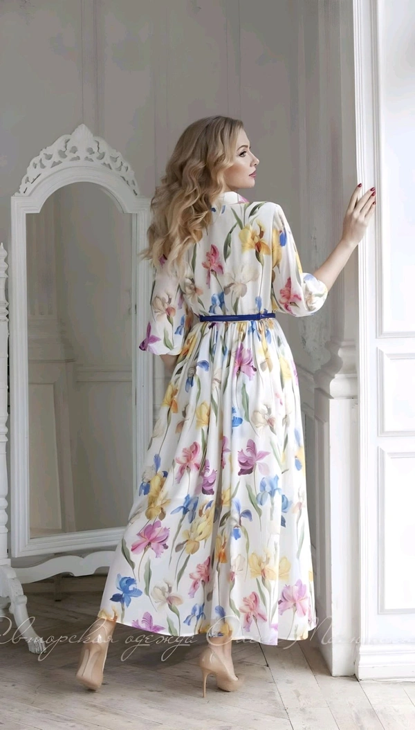 Russian Women A-line Multicolor Dress - Westar, XXl