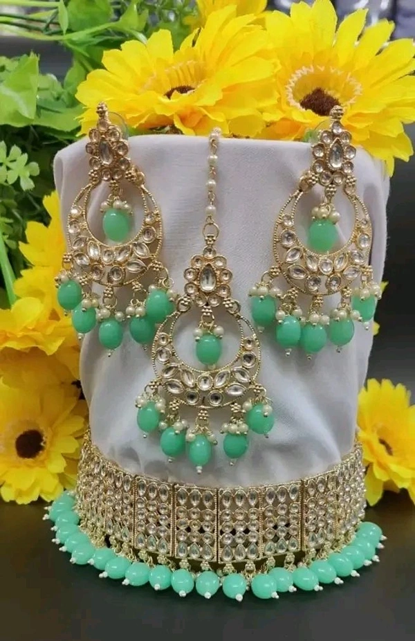 Alloy Gold-plated Pink Jewel Set (Pack of 1) - Neptune