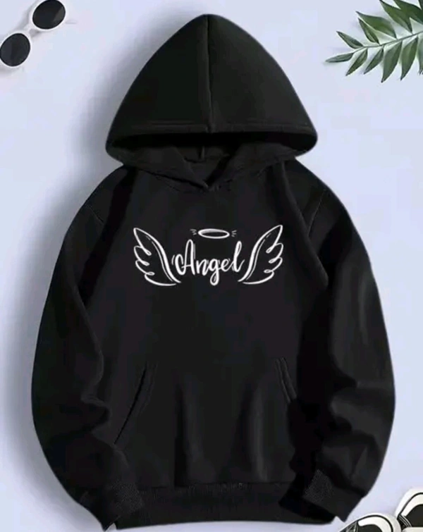 Winter Wear Hoodie For Women - Black, S