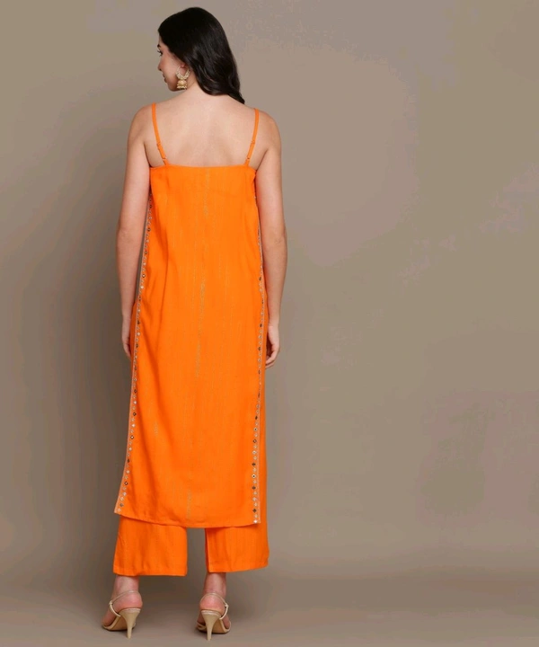 Women Viscose Rayon Kurta Palazzo Set - Ecstasy, XS