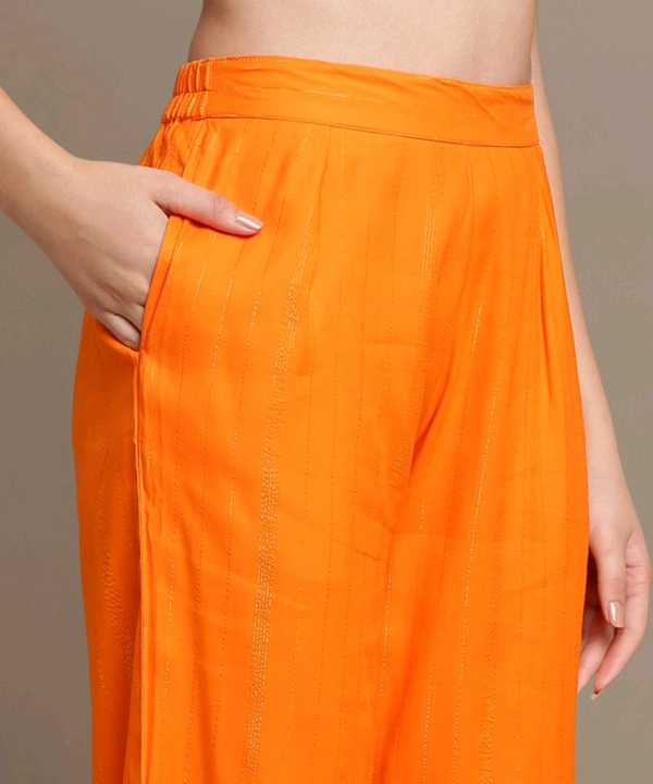 Women Viscose Rayon Kurta Palazzo Set - Ecstasy, XS