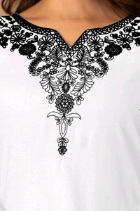 Women Rayon Regular Top - White, L