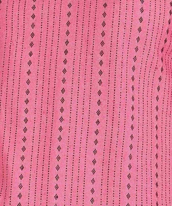 Women Striped Pure Cotton. Straight Kurta (Purple) - Deep Blush, XS
