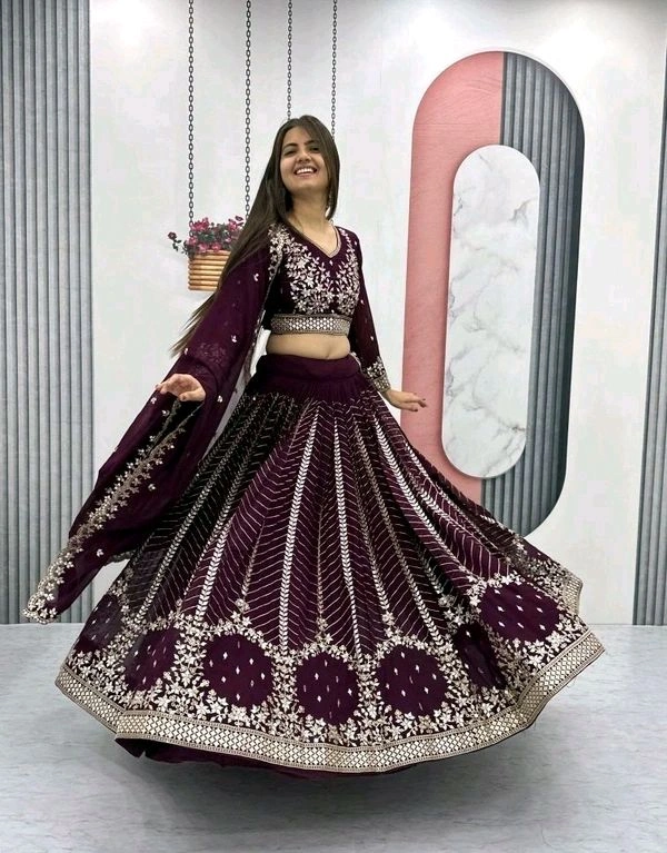 Heavy Fox Georgette* - XL, Wine Berry