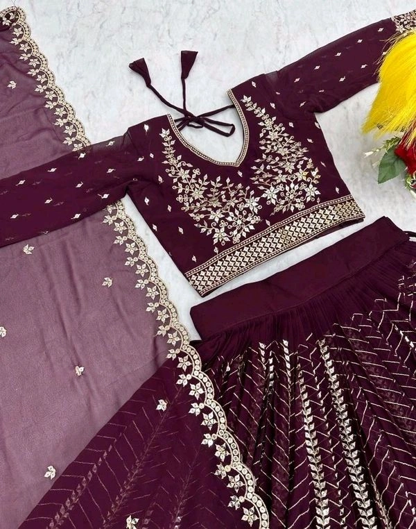 Heavy Fox Georgette* - XL, Wine Berry