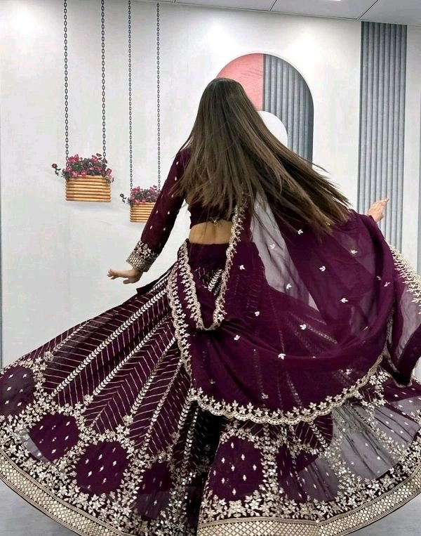 Heavy Fox Georgette* - XL, Wine Berry