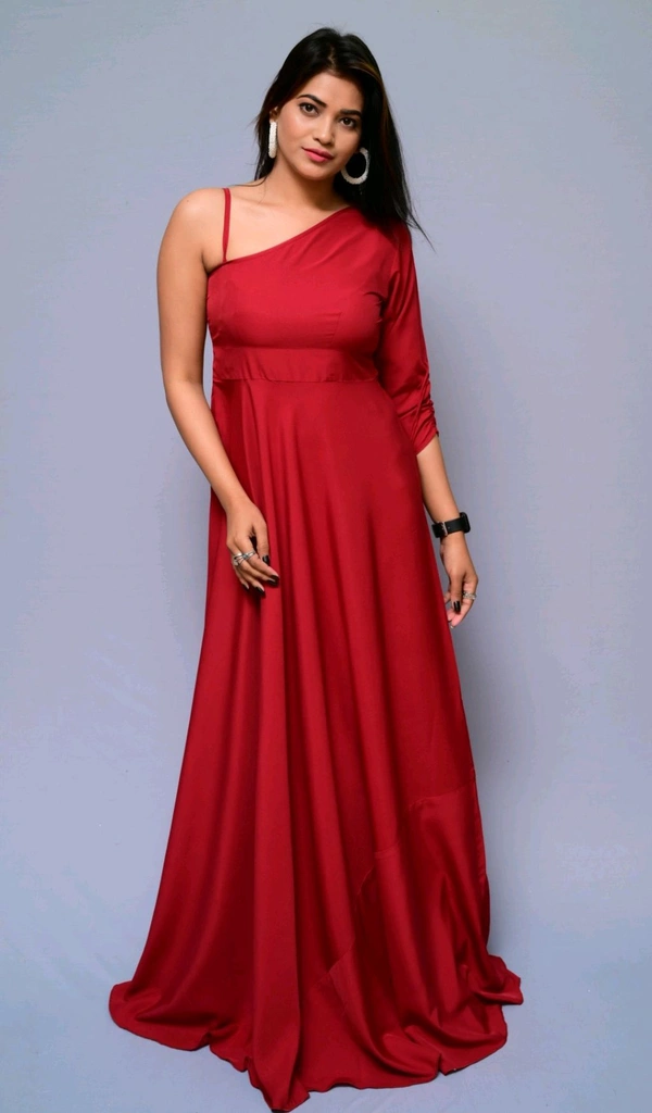 Women Fit and Flare Maroon Dress
- Maroon, 3XL