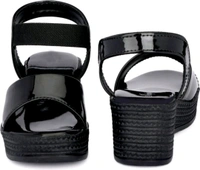 Women Wedges Sandal (Black, 6)
- Black, 8